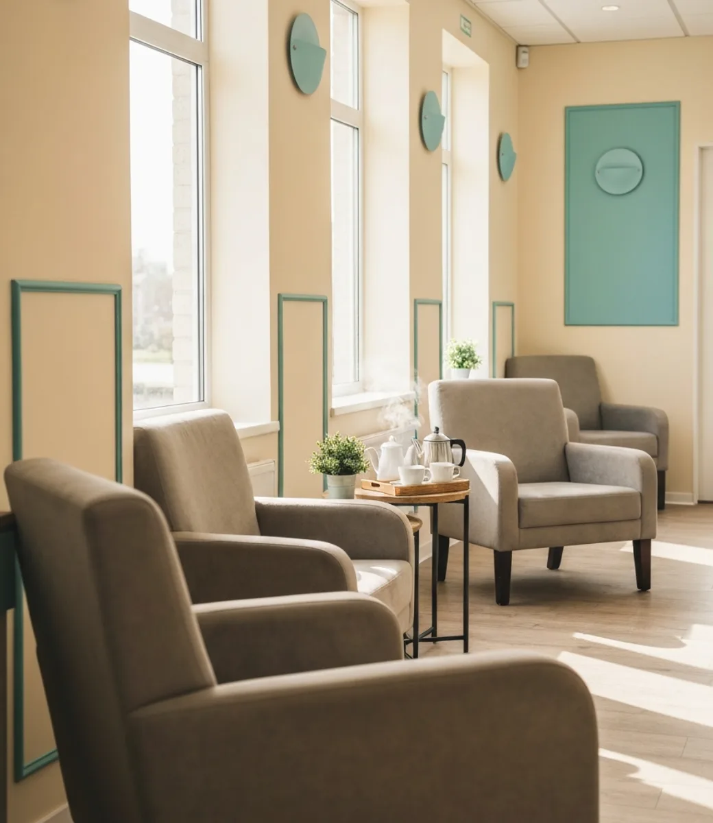 The welcoming waiting area at Empower Therapeutics